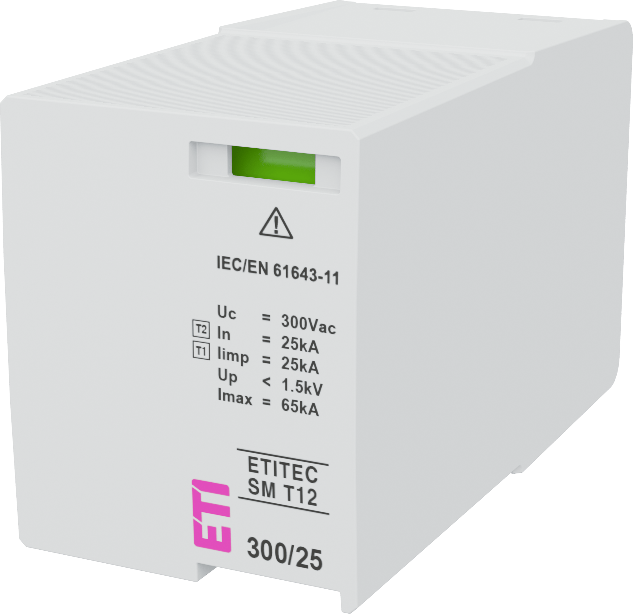 Surge arrester MOD. ETITEC SM T12 300/25 002440575