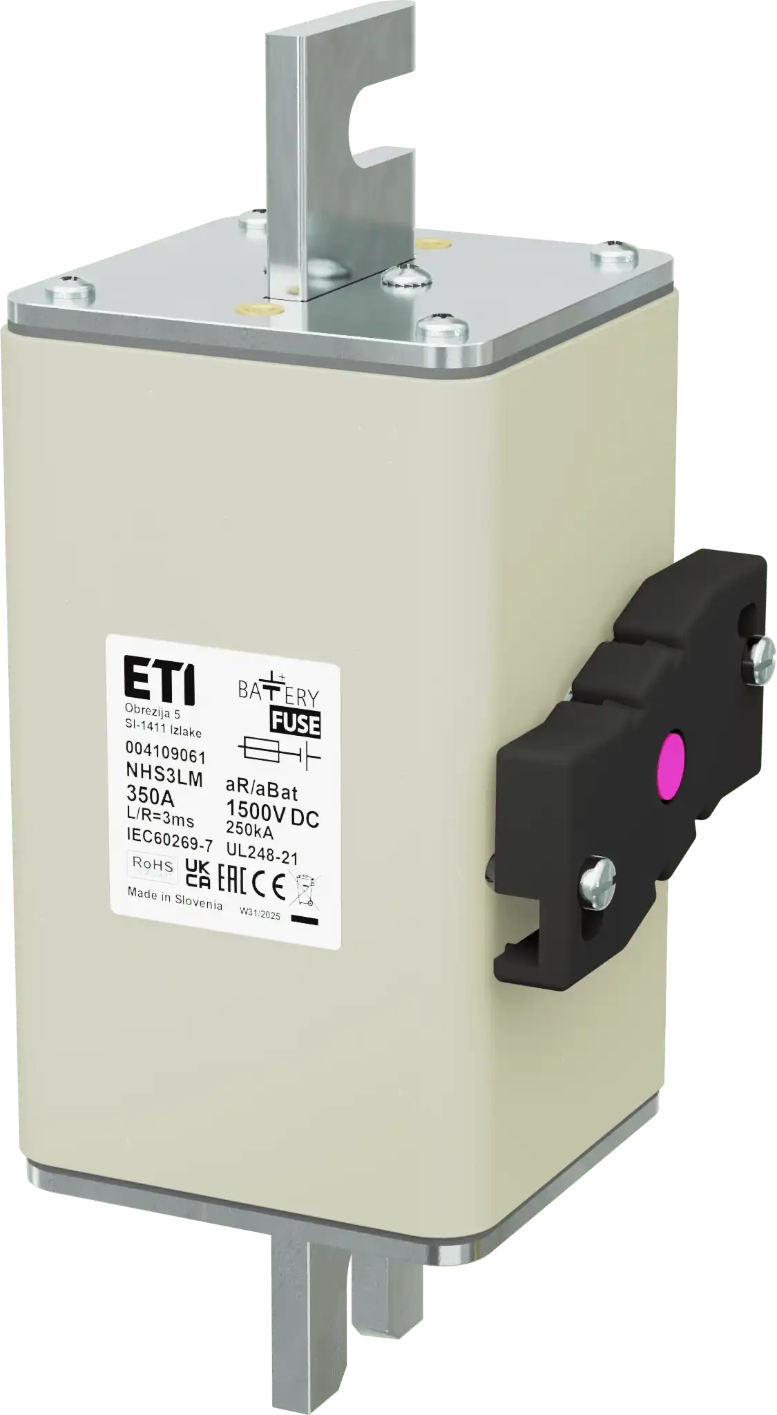 Fuse link NHS3LM aR/aBat 350A/1500V DCAL 004109061