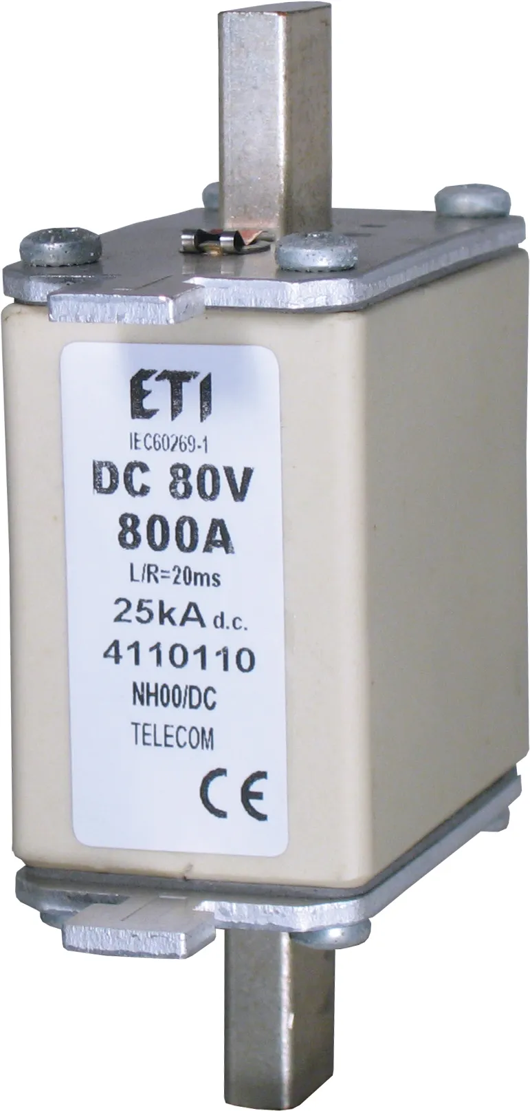 Fuse link NH00 200A/80V DC 004110120