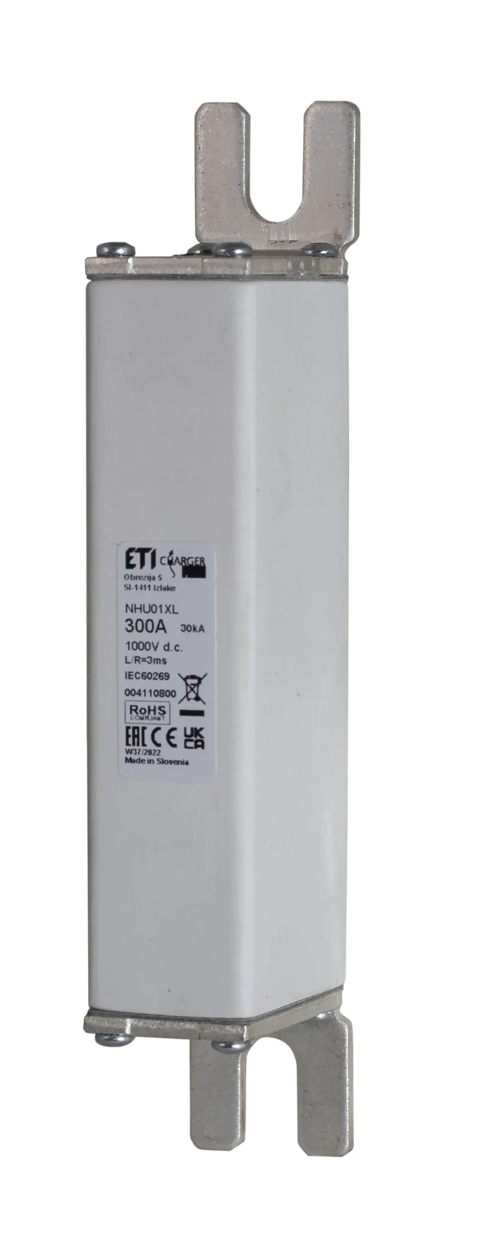 Fuse link NHU01XL/150 aR 160A/1000V DC 004110814