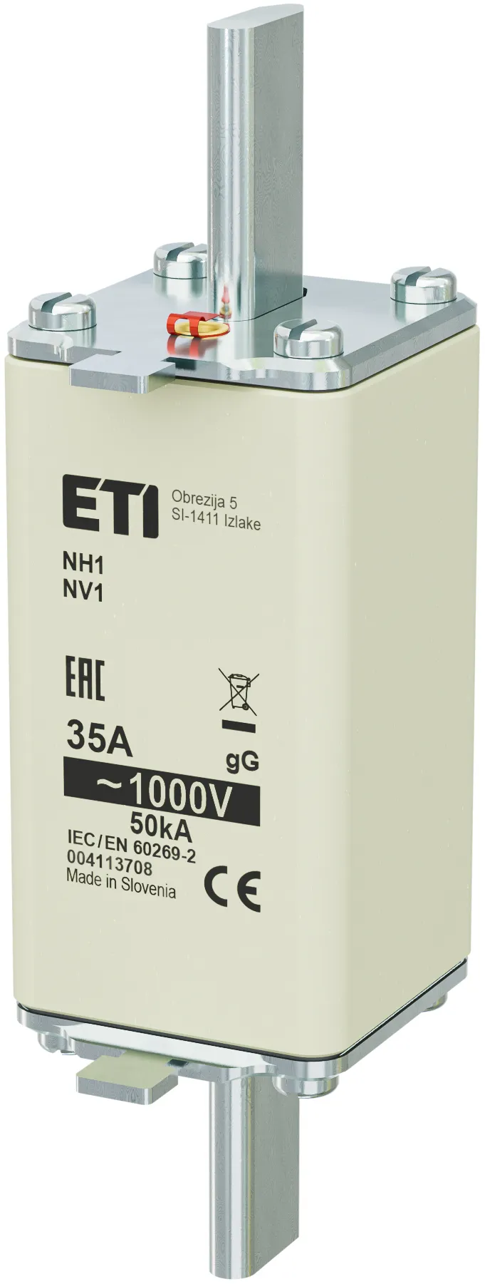 Fuse link NH1/85 gG 35A/1000V 004113708