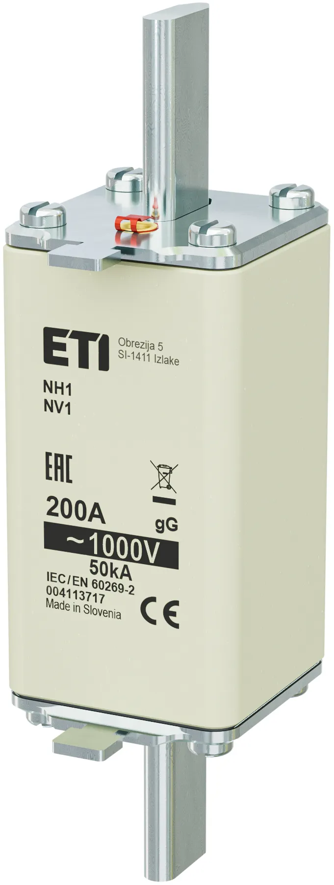Fuse link NH1/85 gG 200A/1000V 004113717