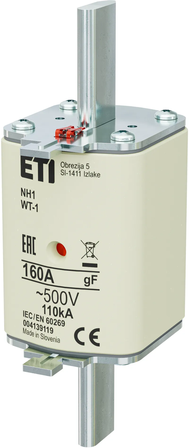 Fuse link NH1 gF 160A/500V 004139119