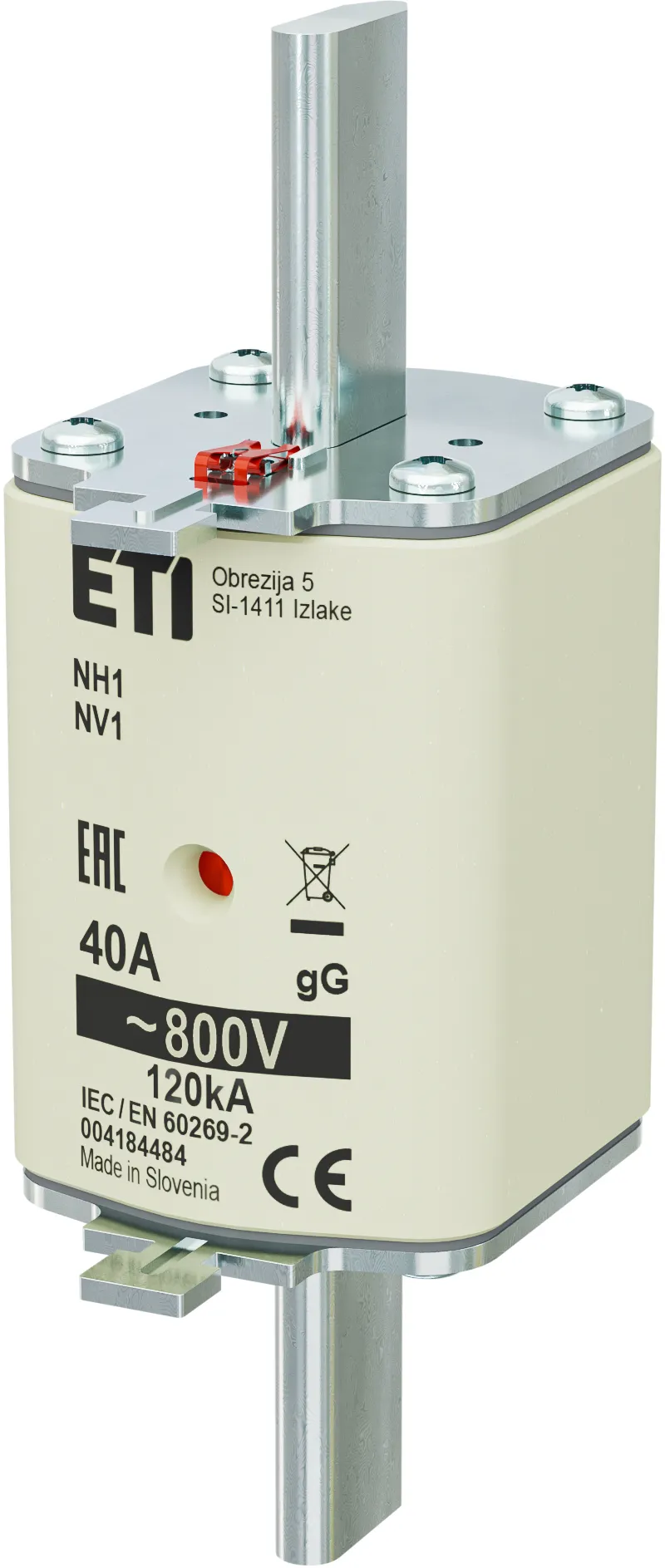 Fuse link NH1 gG 40A/800V 004184484