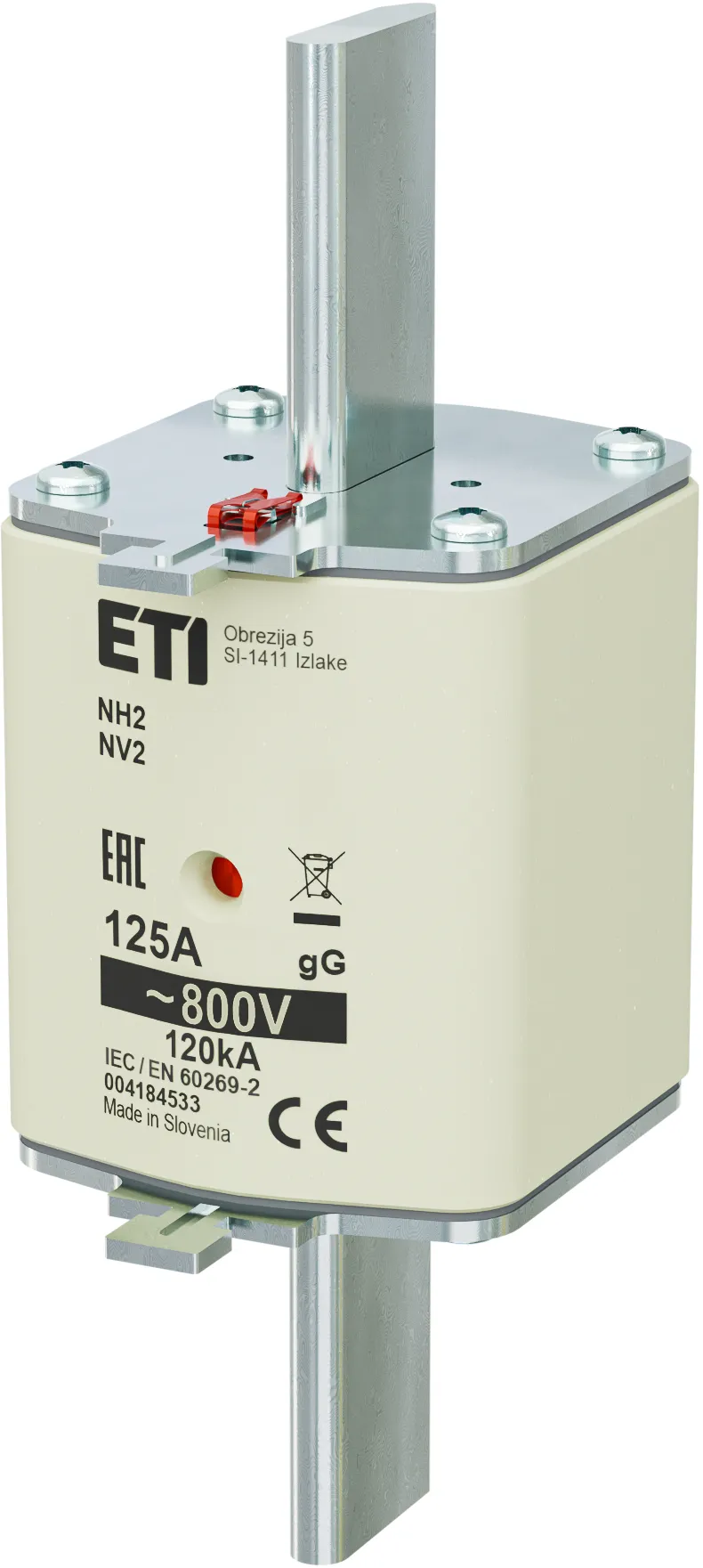 Fuse link NH2 gG 125A/800V 004184533