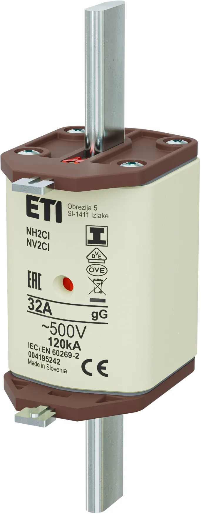 Fuse link NH2C/I gG 32A/500V 004195242