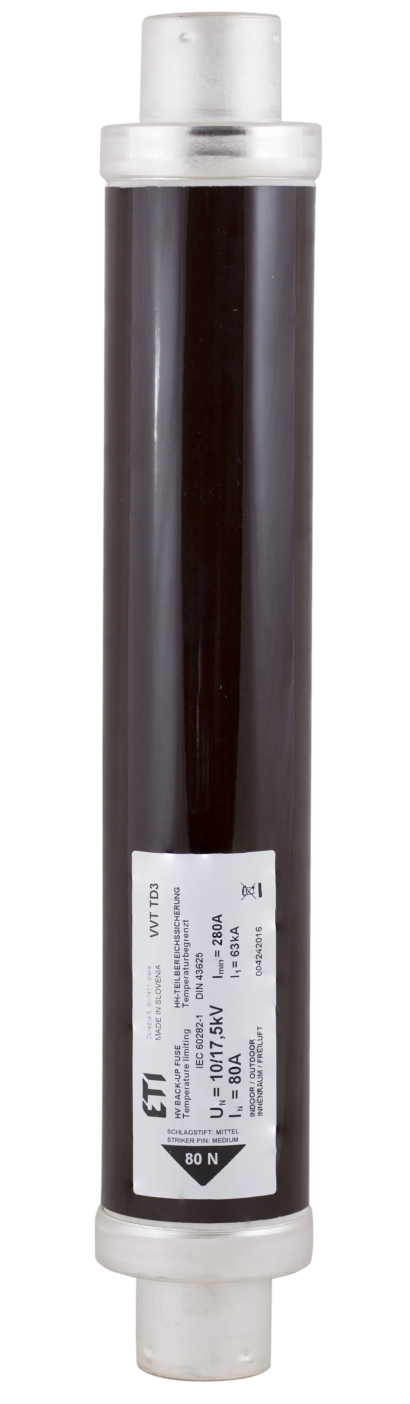 Fuse link VVA3 17,5kV/2A 004241103