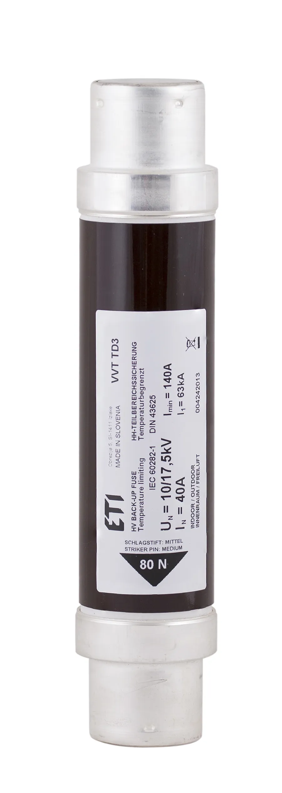 Fuse link VVT-D3 17,5kV/32A 292 004242112
