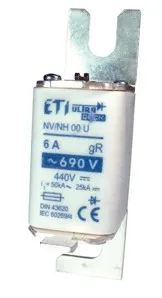 Fuse link NHS000/80 UQ aR 16A/690V 004331005