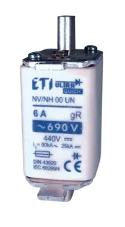 Fuse link NH0 UQ gR 16A/690V 004332203