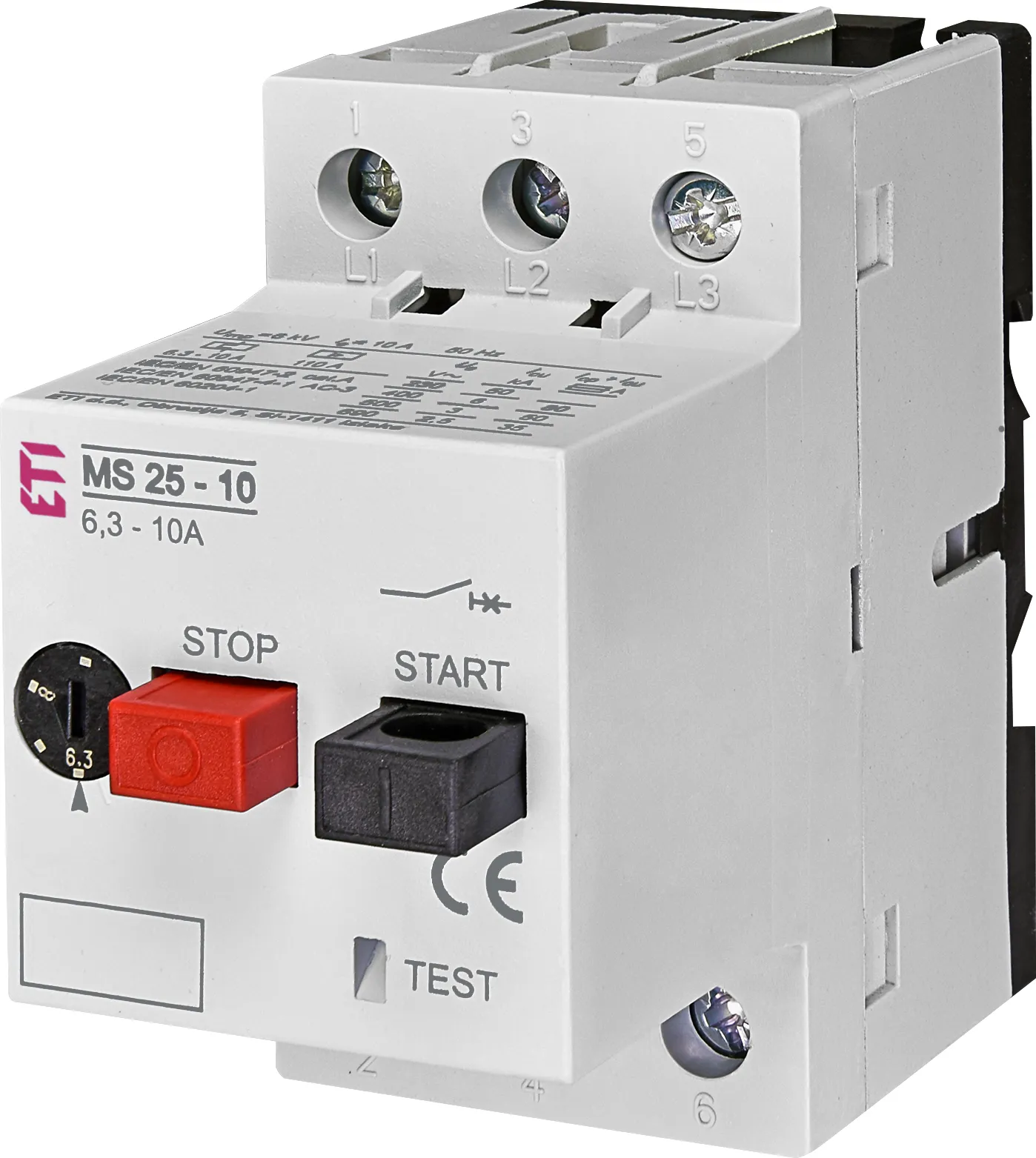 Mot.protec.circuit breaker MS25-10 004600100