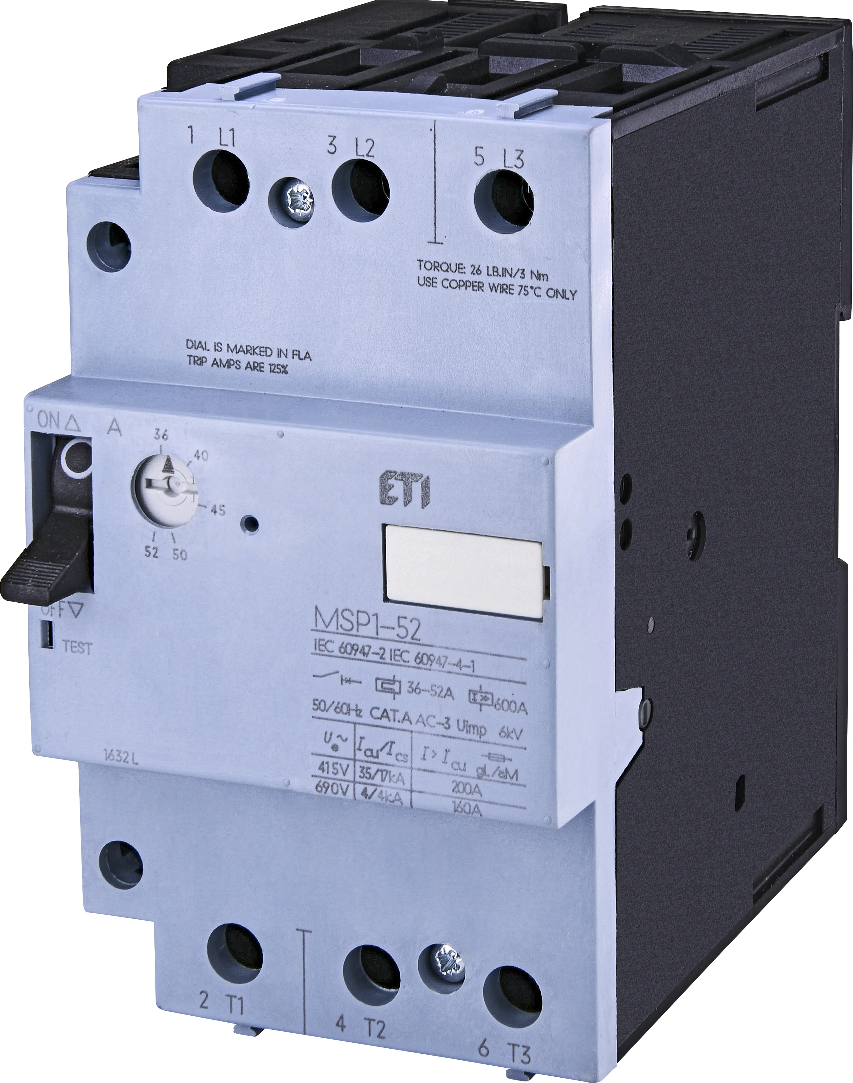 Mot.protec.circuit breaker MSP1-52 004646630