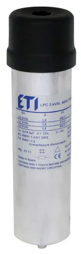 Capacitor LPC 4 kVAr, 480V, 50Hz 004656732