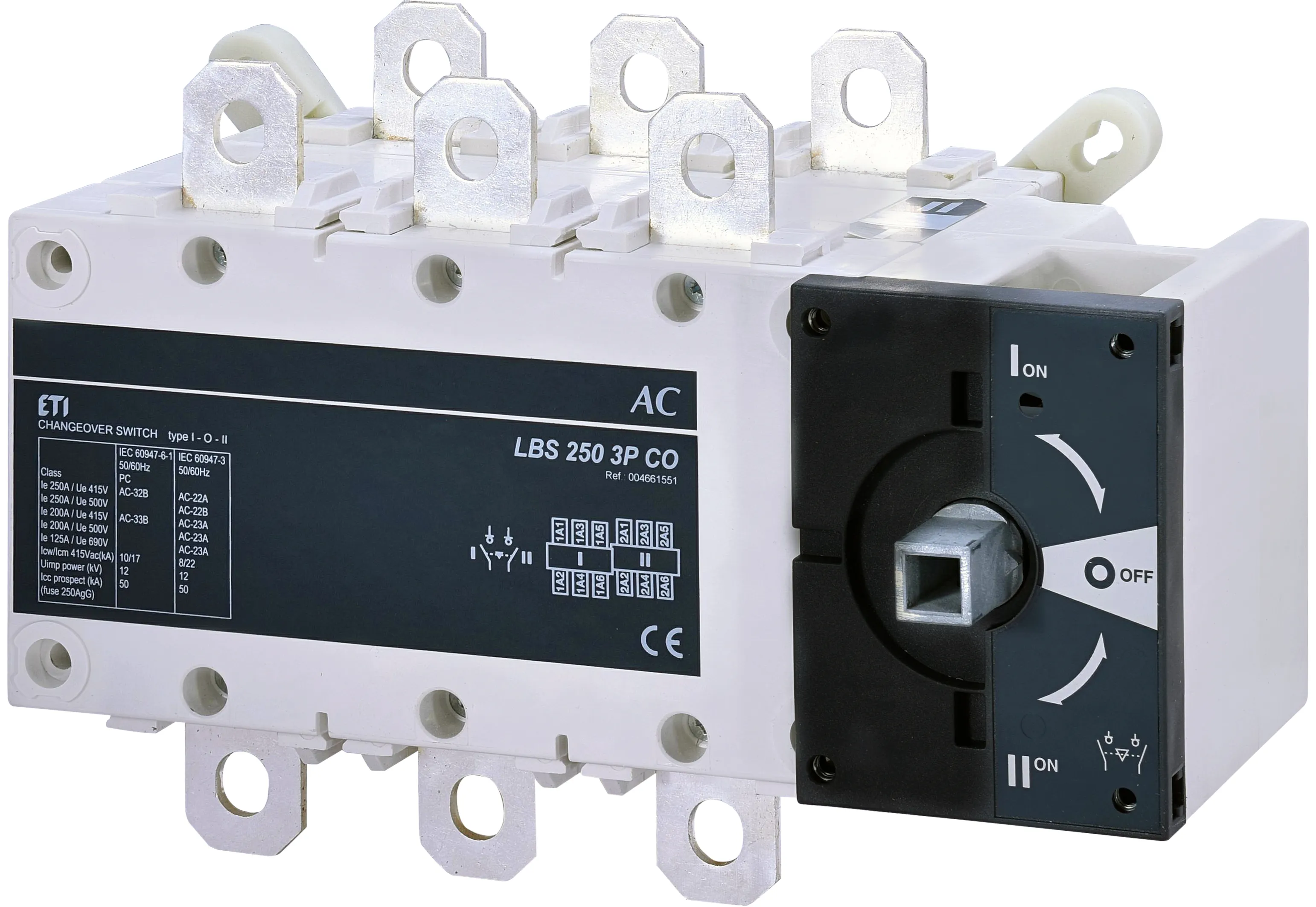 Changeover switch LBS 250 3P CO 004661551