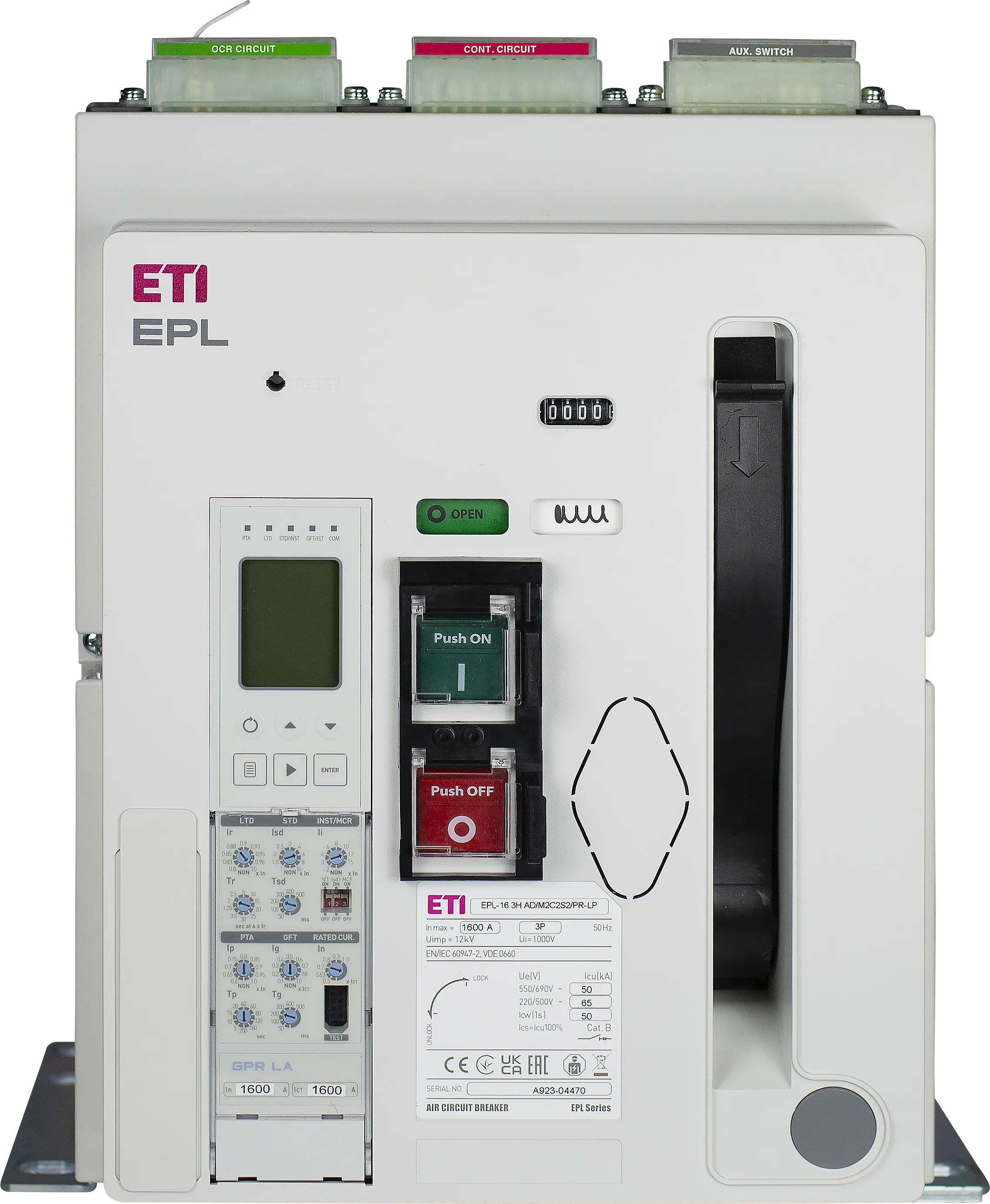 Air Circuit Breaker EPH-40 3H BD/M2C2S2/PR-LP 004695740