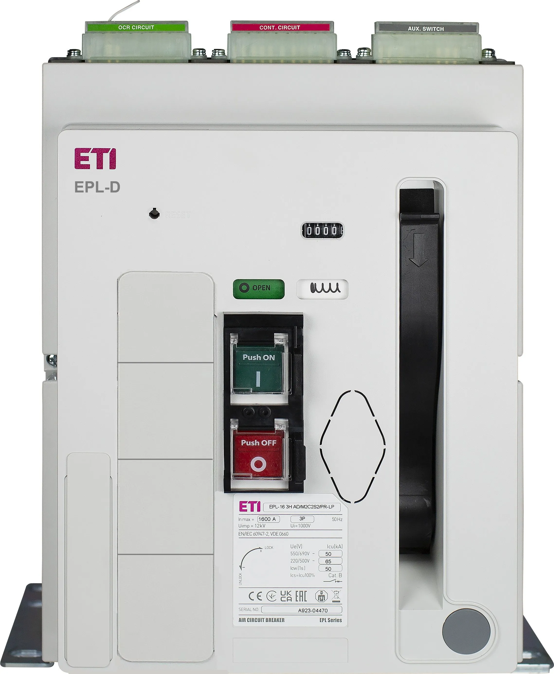 Switch disconnector EPL-D-08 4H AF/M2C2S2 004696625