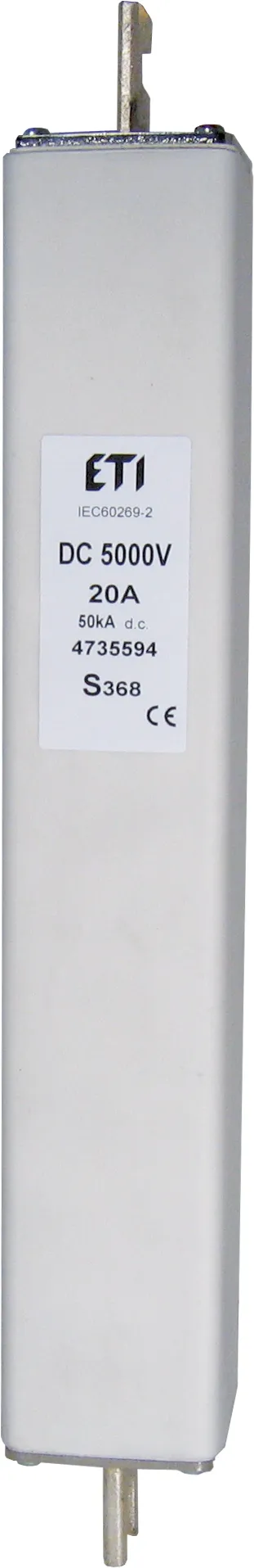 Fuse link SZDBH/368 aR 60A/5000V DC 004735598